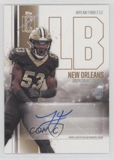 2024 Topps Signature Class Rookie Class Auto Jaylan Ford #RCA-JF Auto sc8