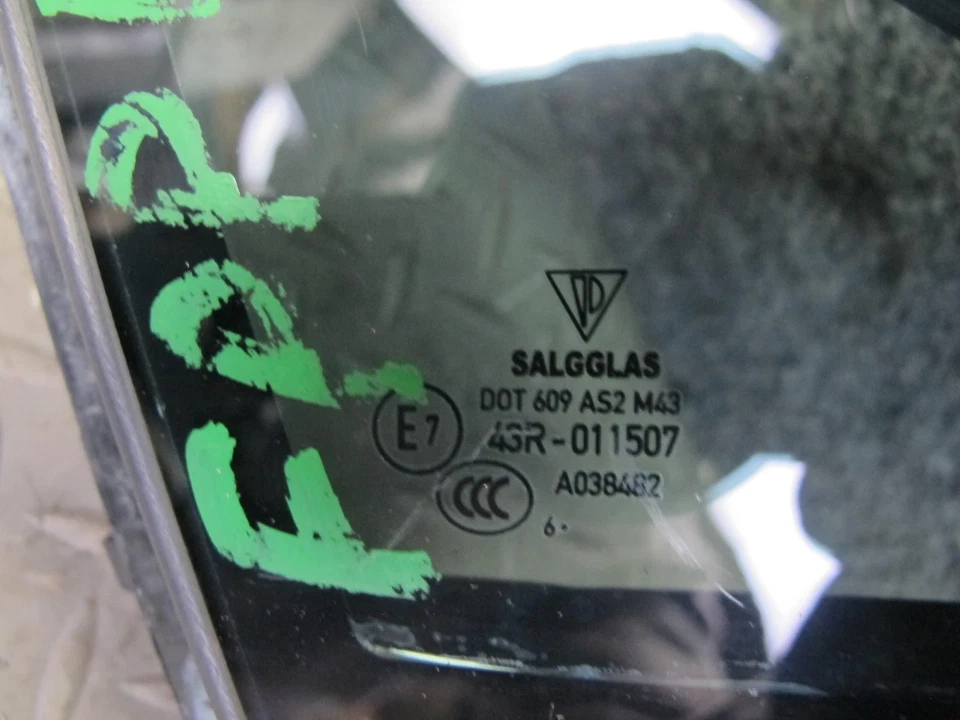 17-23 PORSCHE PANAMERA 971 PUERTA DELANTERA DERECHA CRISTAL FIJO VENTANA 971845114B Foto 2 de 4