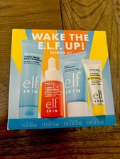 Wake The e.l.f. Up Skincare Kit Brand New Never Used Travel Size Set