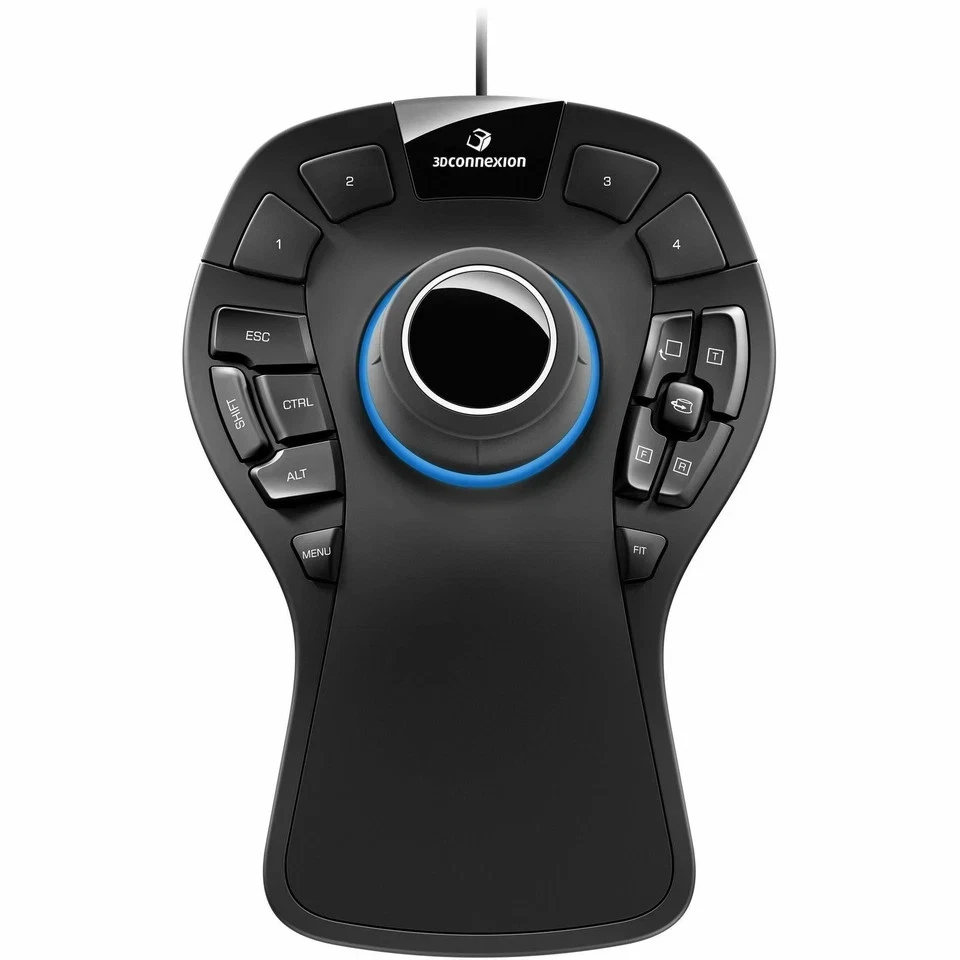 3Dconnexion SpaceMouse Pro - Cable - Black - USB - 15 Programmable Button - Image 3 of 4