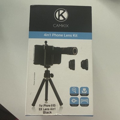 CamKix 4-in-1 iPhone Lens Kit Wide Macro Fisheye Zoom