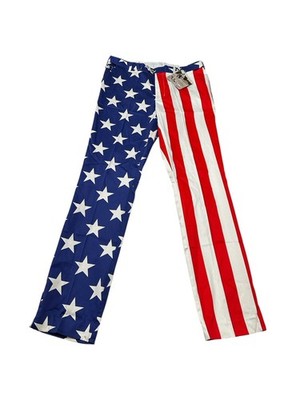 NEW Royal and Awesome Men s Patriotic Golf Pants USA Flag American Pants 34x34