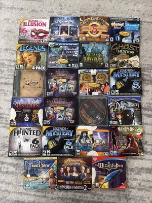 Lot 23vintage PC or PC DVD-ROM games