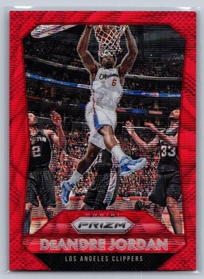 DeAndre Jordan 2015-16 Panini Prizm #122 Ruby Wave Prizm /350