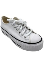 Converse Women's Chuck Taylor Lift OX Platform Canvas Sneakers White