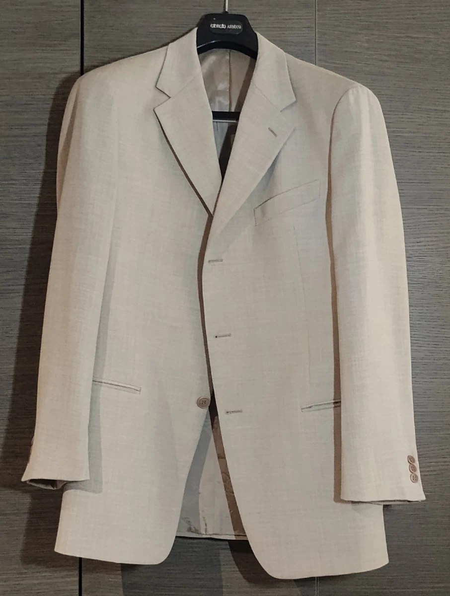 Giorgio Armani Three-Button Beige Suits & Blazers for Men for sale