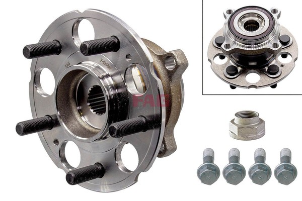 NEU - Schaeffler FAG 713627120 Radlagersatz FüR Honda-image
