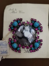 albert weiss jewelry brooch