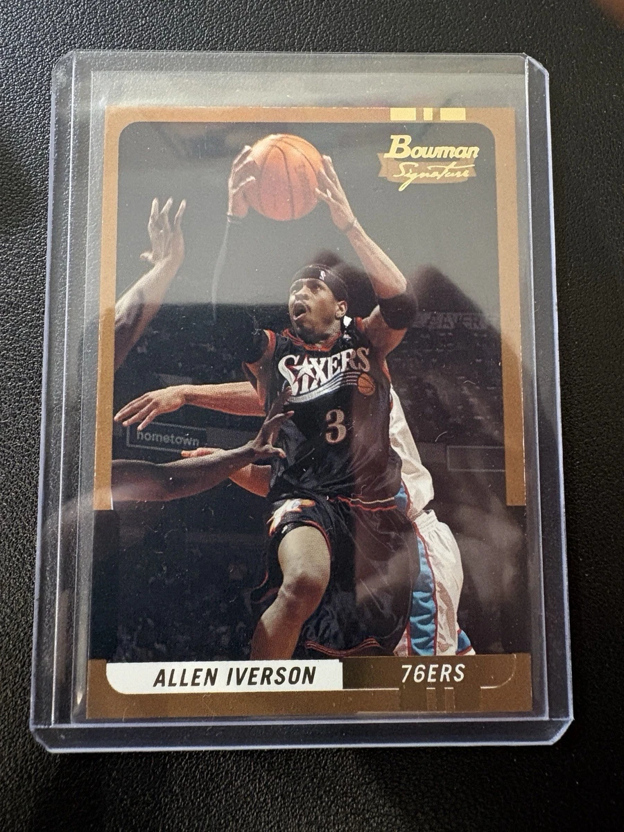 Bowman Allen Iverson Basketball Serial Numbered Sports Trading