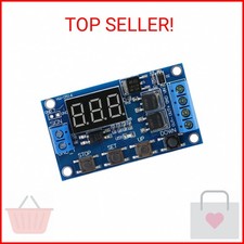 Programmable Cycle Timer Relay Module with Digital LED Display DC 5V to 36V Dela