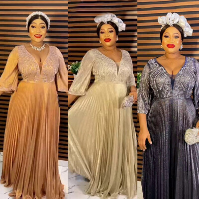 white christmas dresses New arrival silver/Gray classic French lace design. Swiss quality embe –  Trendy Africa Boutique main image 1