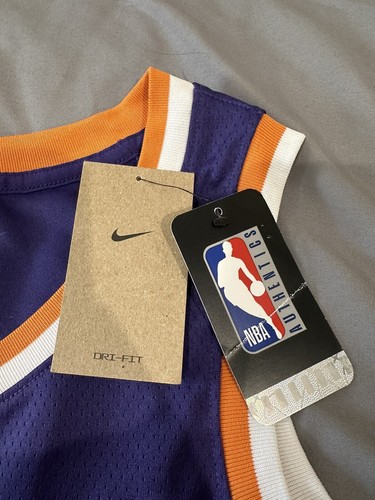 Nike Devin Booker Phoenix Suns Purple Swingman Jersey - Icon Edition Size Small - Picture 5 of 12