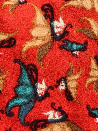 NEW Lularoe Leggings OS Fairy Butterfly Red Orange Teal Green Yellow One Size - Picture 5 of 6