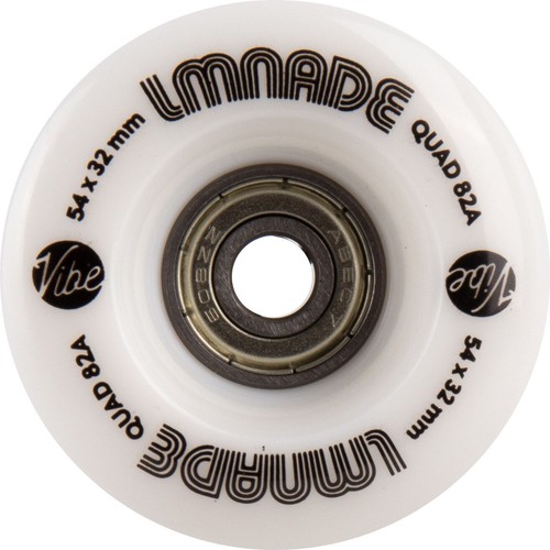 LMNADE Vibe Quad Ruote da Skate a Roller - Bianco 54mm - Foto 2 di 3
