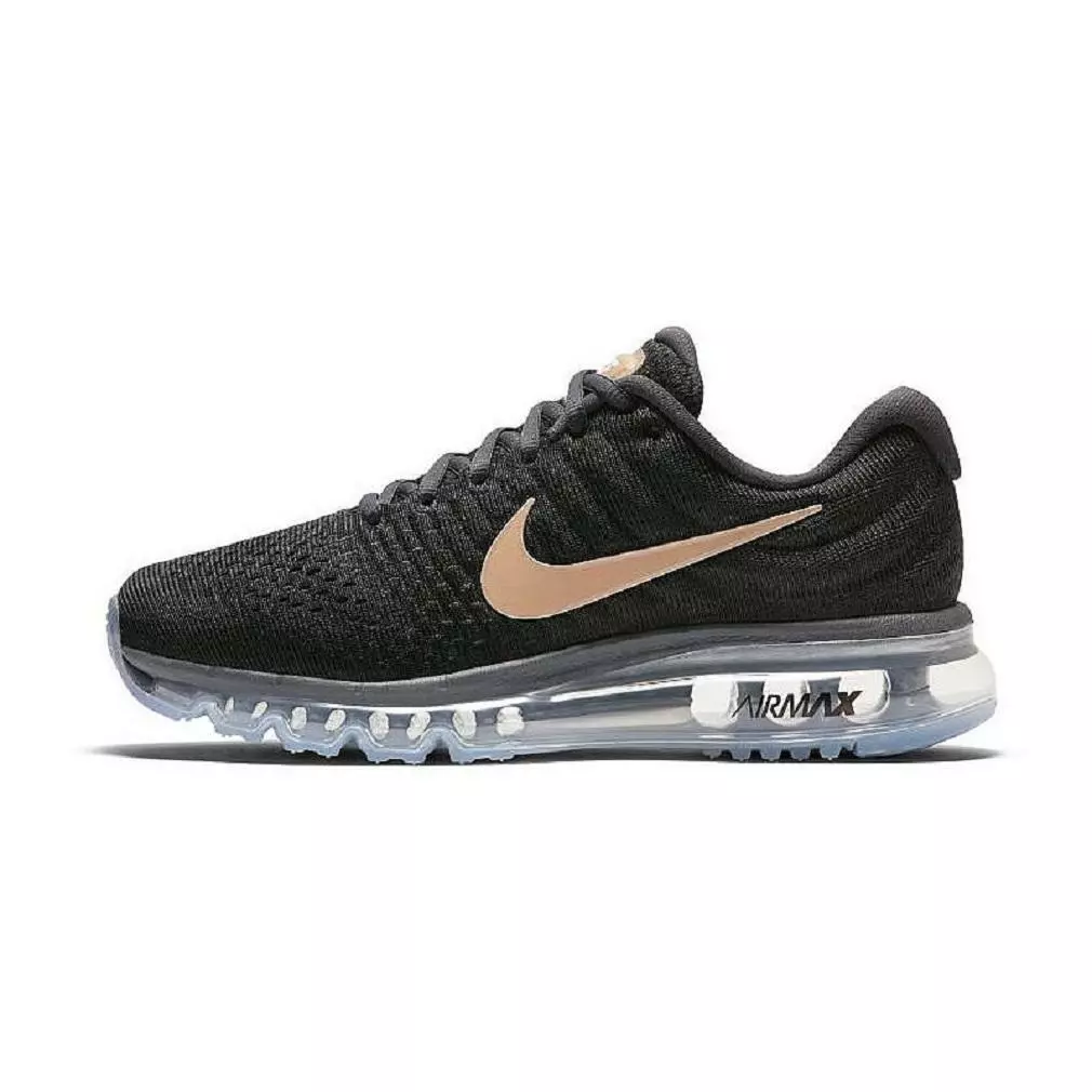 Arquitectura barco Tía Womens NIKE AIR MAX 2017 Black Running Trainers 849560 008 | eBay