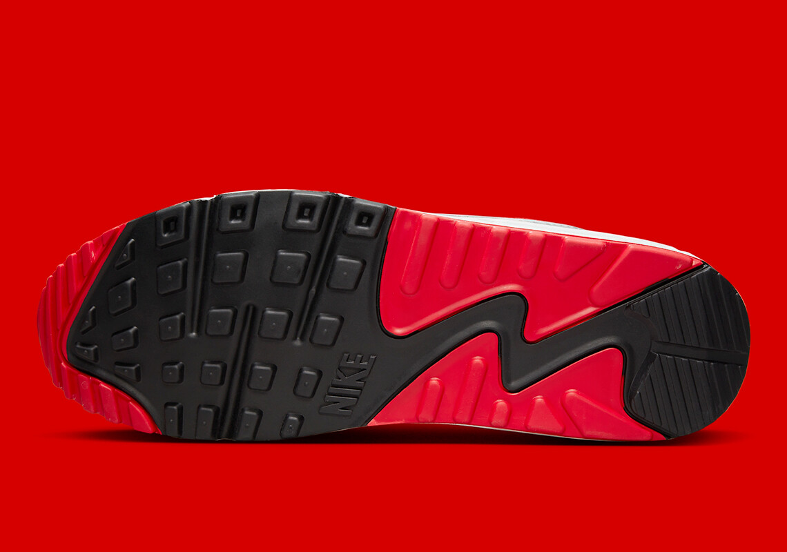 Nike Air Max 90 Silver Bullet Icons Photon Dust University Red DX4233-001 Men's