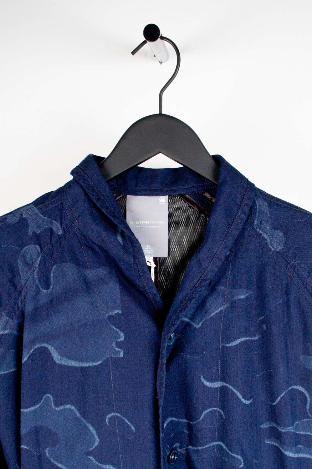 ALTRA NUOVO ORIGINALE G Star Radar XL Cappotto Blu Giacca Cappotto Donna Taglia M