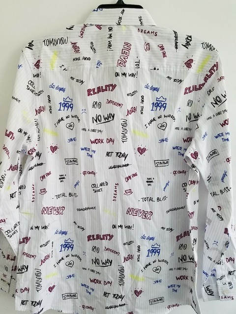 Inc Mens Shirt Classic White Size Large 
