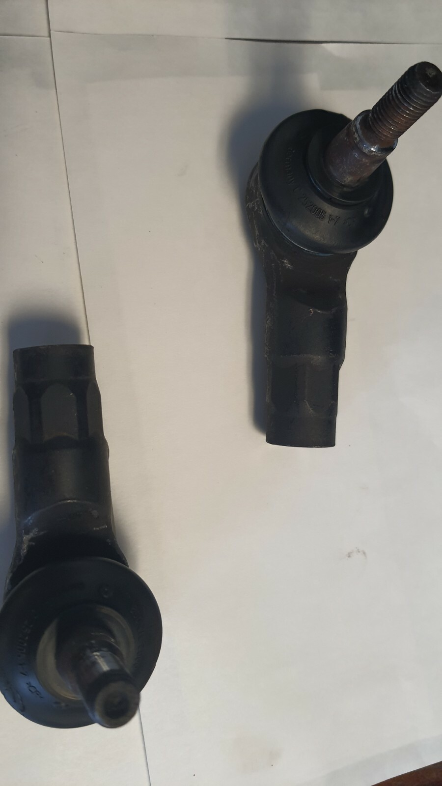 TWO good used OEM outer tie rods FOR MASERATI 03-12 QUATTROPORTE
