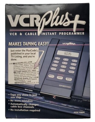 Gemstar VCR Plus + Instant Cable Programmer