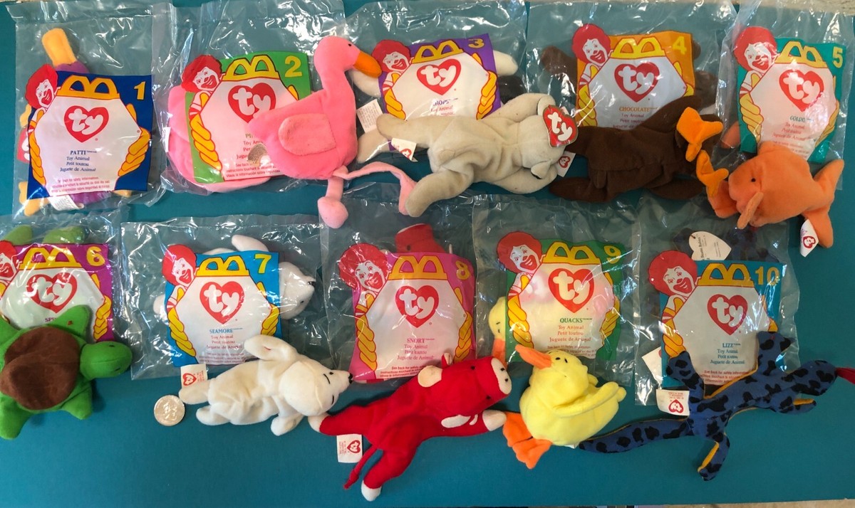 【レア】マクドナルド　teenie BEANIE BABIES TY McDonald's Teenie Beanies - Mixed Lot of 25 Carded