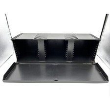 Vintage Case Logic 30 CD Storage Case Holder Wall Mountable with Drop Down Door