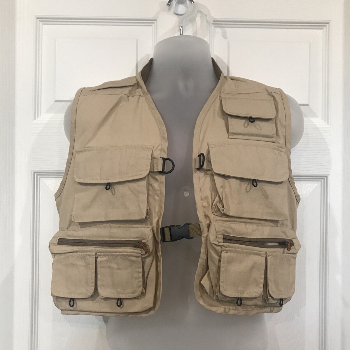 Gilet De Pêche White River Fly Shop Taille L – 100% Coton, Olive, Multiple Poches (occasion)
