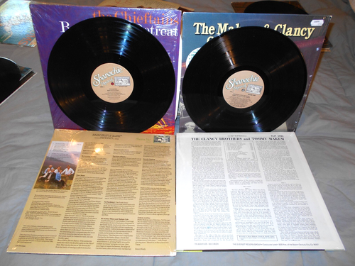 NEW The Chieftains 10 Bonaparte's Retreat The Clancy Bros. & Tommy Makem LPs Lot - Picture 2 of 2