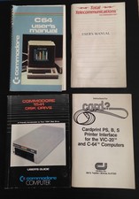 Vintage Lot Commodore 64 User's Guides, Manuals, Instructions Drive  Cardprint