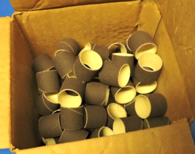 Lot Of 98 Merit Spiral Wound Bands 1'' X 1'' Grit 120 Mineral AO 08834196177