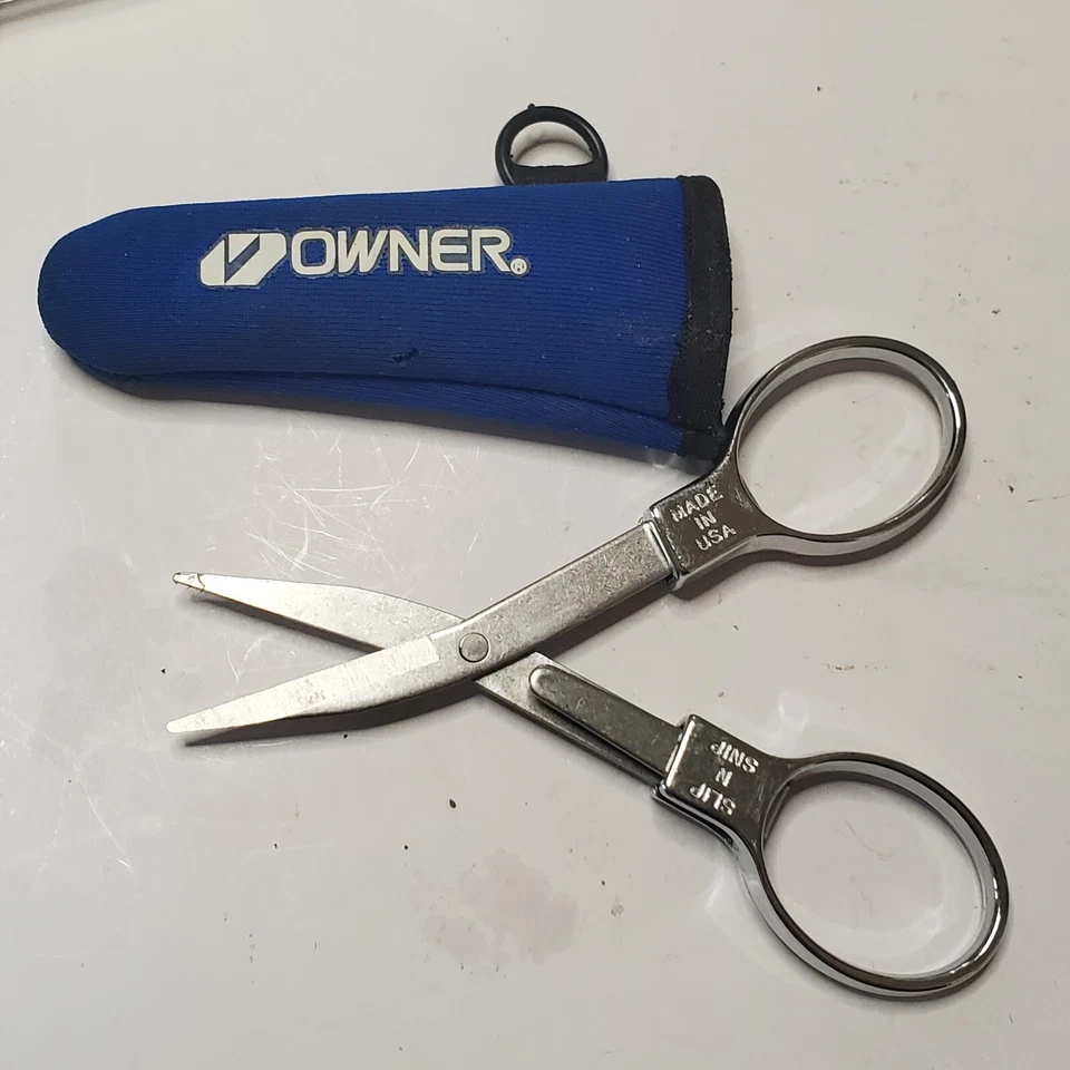 Tijeras de línea trenzada súper cortadas Deep Sea "Owner" con bolsa PEZ #132 Foto 2 de 4