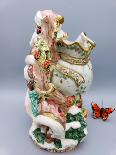 Fitz & Floyd Santa Claus Pitcher Christmas, 1996 Kris Kringle - Picture 5 of 11