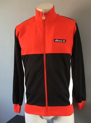 VINTAGE Ellesse da Uomo con Cerniera Maglione Felpa Taglia Small Pit PER  PIT 23 pollici | eBay