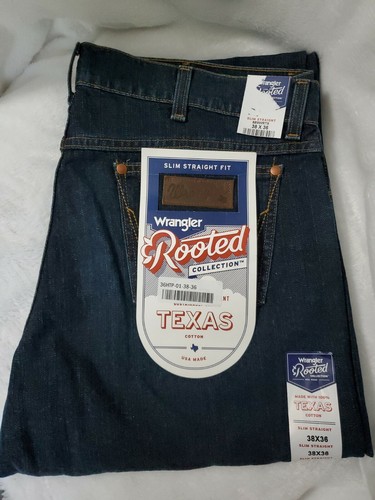Wrangler Rooted Slim Straight Jeans 38 