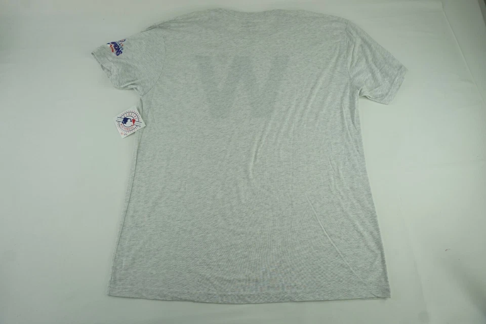 Chicago Cubs Shirt Adult Large Gray Majestic Threads 2016 W Short Sleeve - Image 3 of 4