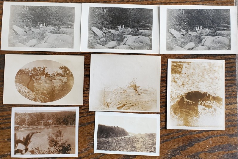 8 Photos, Outdoor Recreation Scenes, Vintage, approx. early 1900s (Lot 11)