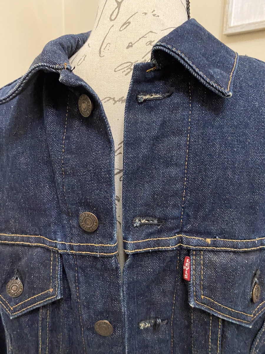 Vintage Levi's Denim 2 Pocket Trucker Jacket Size 36 Troy Vintage Levi's Denim 2 Pocket Trucker Jacket Size 36 Troy
