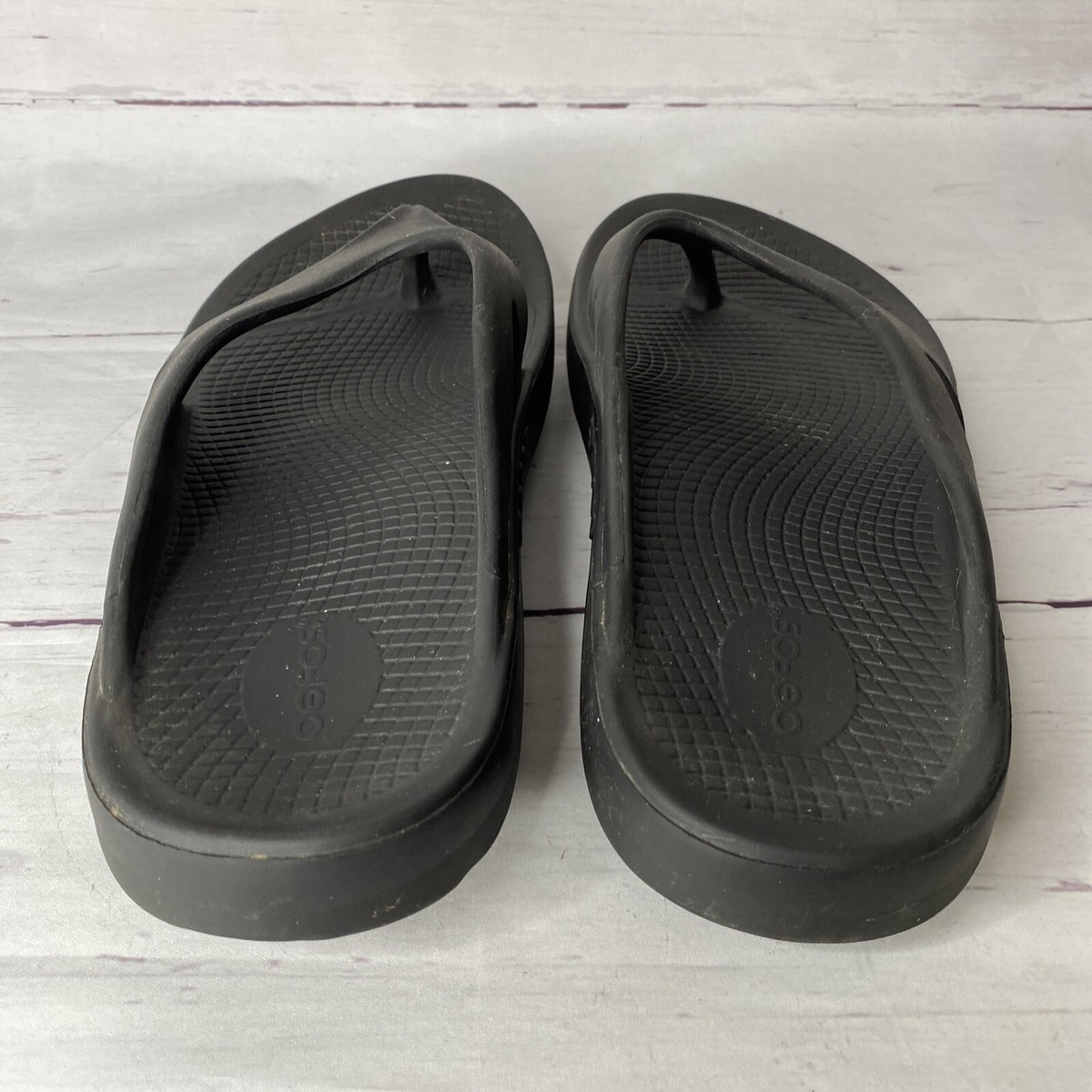 OOFOS Original Recovery Flip Flop Sandals Black MEN