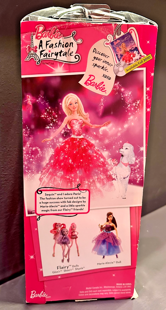 Barbie A Fashion Fairytale Doll 2009 Mattel T2573 NEW in Box w/ Original  Sticker