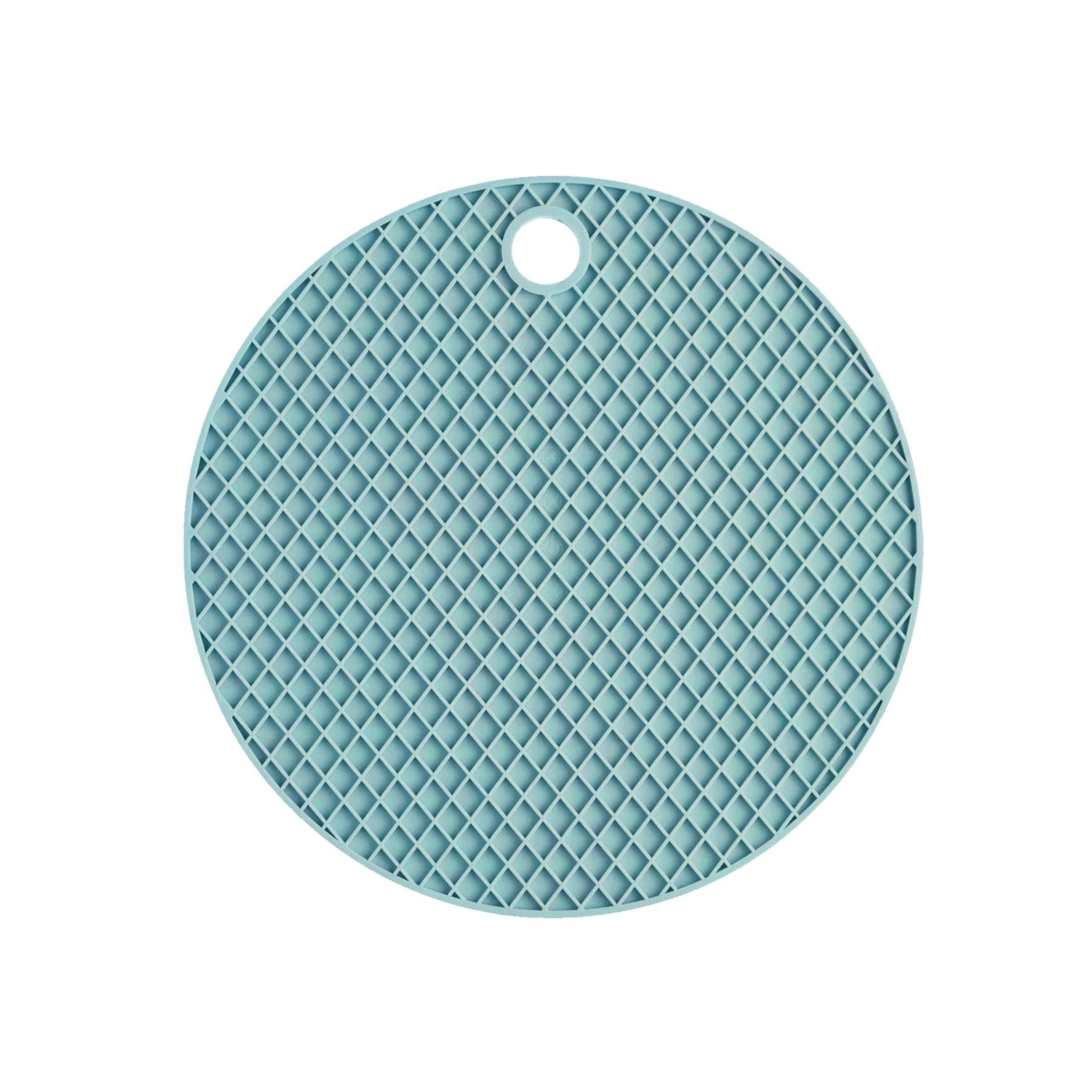 Colourworks Classics Mint/Blue 20cm Silicone Round Trivet