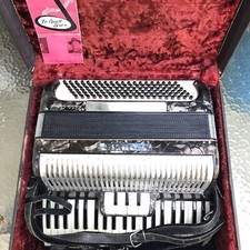 Vintage Los Duca Bros Jet Milwaukee Norma Petite Grand Piano Accordion w/ Case