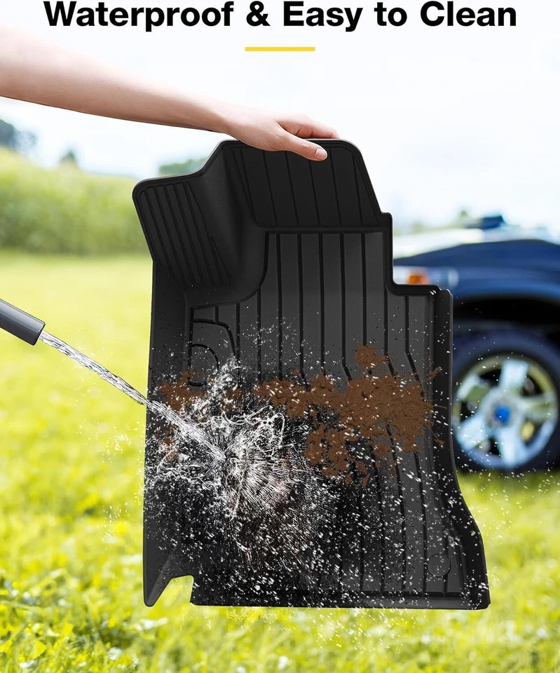 Alfombrillas para Mercedes Benz 3D Todo Clima Forro de Goma Moldeado Negro Antideslizante Foto 4 de 4