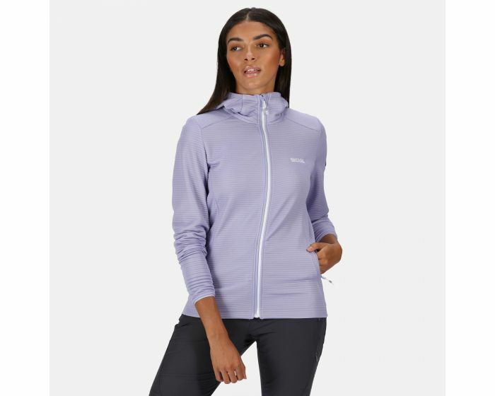 Regatta great outdoor Women's Hooded full zip Fleece Lilac Bloom