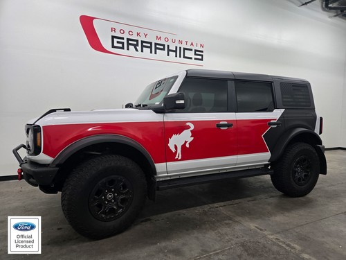 Fits 2021-2025 Ford Bronco Pony side graphics - Full Size Bronco vinyl decals - Picture 2 of 11