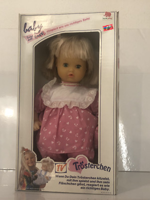 Euro play baby living doll TV Trösterchen Puppe Originalverpackt