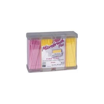 Microbrush PF400PI Plus Micro Applicators Dispenser Fine Pink 400/Pk