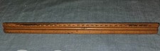 Dietzgen 1626 Wooden 3-Sided Triangular Ruler Scale Drafting Vintage USA 12" Woo