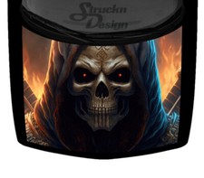 Death Angel Hooded Reaper Skull Car Truck Vinyl Decal Graphic Hood Wrap Tattoo