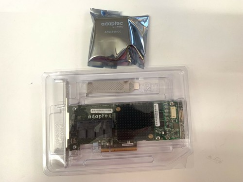 Adaptec ASR 71605 1GB 16 Port SAS SATA PCIe Raid Controller 2280200-R w/ Batter - 第 1/4 張圖片