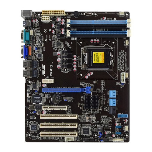 ASUS LGA1150 Motherboard ATX P9D-V Intel C224 DDR3 32GB SATA2/3 VGA PS/2 D-Sub - Picture 2 of 9